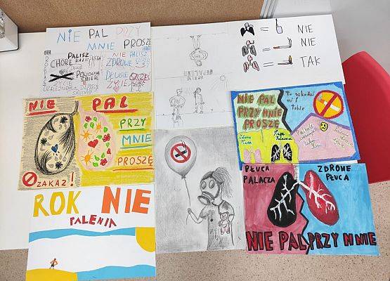 Konkurs plastyczny dla uczniów pt. „Nie pal przy mnie, proszę." grafika