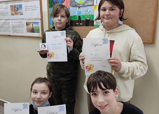 Konkurs plastyczny dla uczniów pt. „Nie pal przy mnie, proszę." grafika