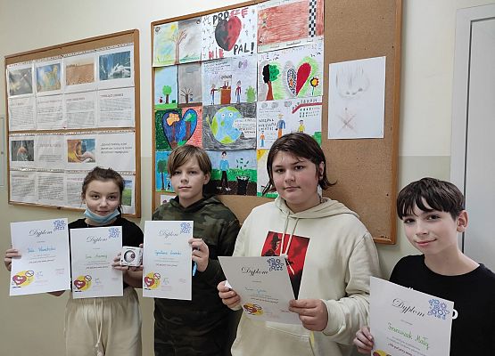 Konkurs plastyczny dla uczniów pt. „Nie pal przy mnie, proszę." grafika