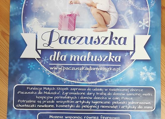 "Świąteczna paczka" i "Paczuszka dla maluszka" grafika