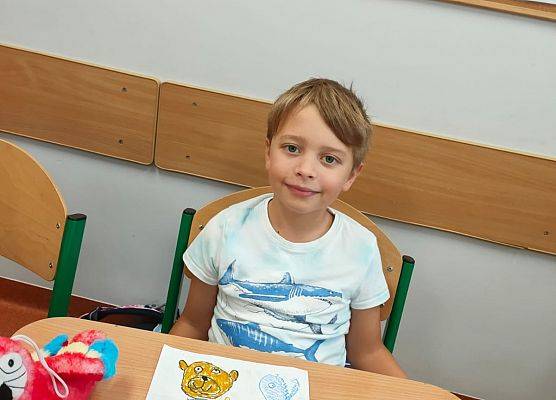 Dzień Pluszowego Misia w klasie 1a grafika