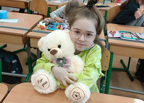 Dzień Pluszowego Misia w klasie 1a grafika