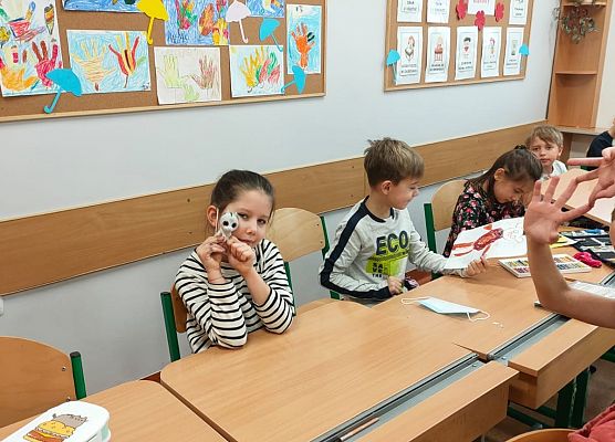 Dzień Pluszowego Misia w klasie 1a grafika