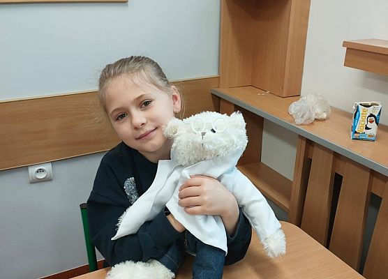 Dzień Pluszowego Misia w klasie 1a grafika