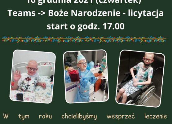 Wkrótce Kiermasz Świąteczny i Licytacja grafika