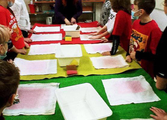 Klasa 4 na warsztatach w Muzeum grafika