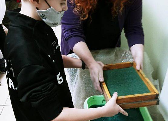 Klasa 4 na warsztatach w Muzeum grafika