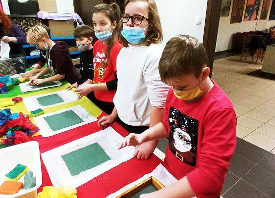 Klasa 4 na warsztatach w Muzeum grafika