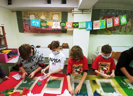 Klasa 4 na warsztatach w Muzeum grafika