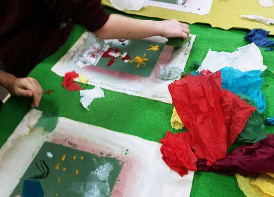 Klasa 4 na warsztatach w Muzeum grafika