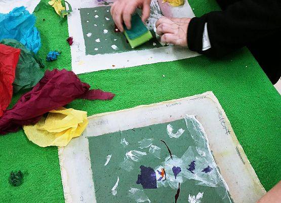 Klasa 4 na warsztatach w Muzeum grafika