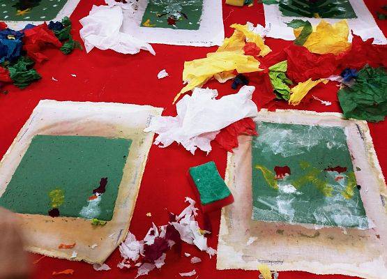 Klasa 4 na warsztatach w Muzeum grafika