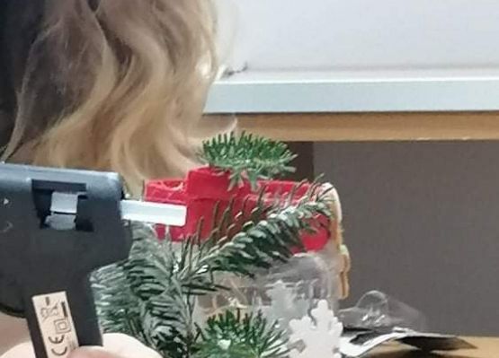 Świąteczne lampiony grafika