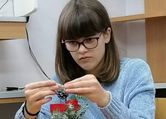 Świąteczne lampiony grafika