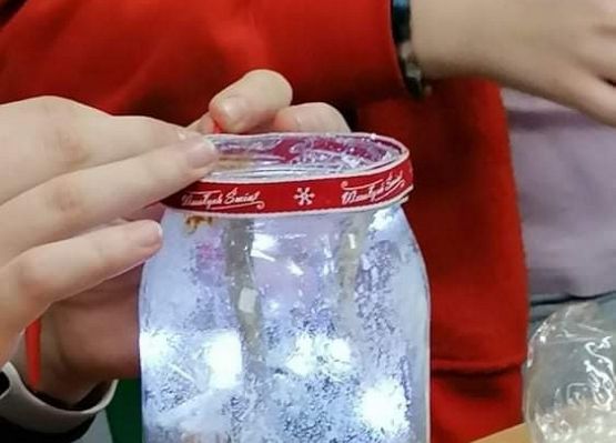 Świąteczne lampiony grafika