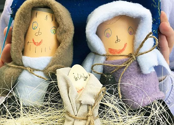 Ekologiczne szopki bożonarodzeniowe grafika