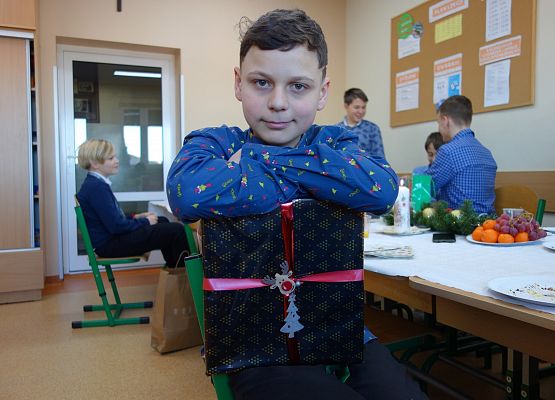 Fotorelacja z wigilii klasowej 7b grafika