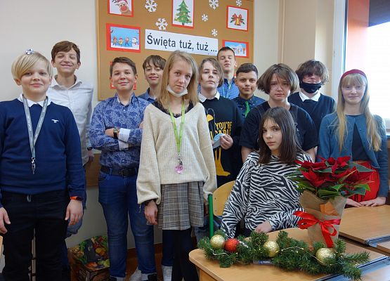 Fotorelacja z wigilii klasowej 7b grafika