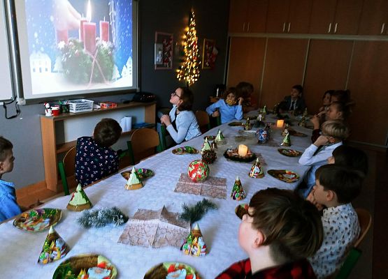 Wigilia w klasie 4 grafika