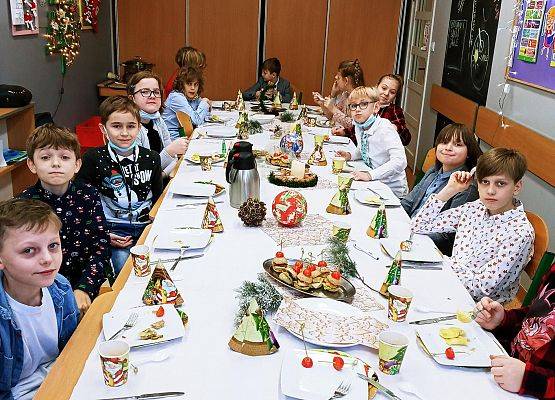 Wigilia w klasie 4 grafika