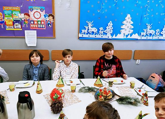 Wigilia w klasie 4 grafika
