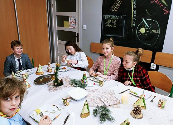Wigilia w klasie 4 grafika