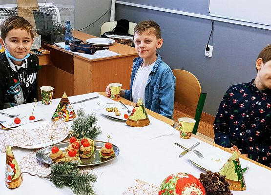 Wigilia w klasie 4 grafika