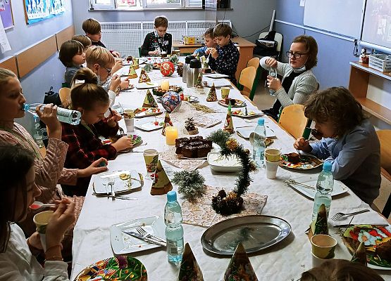 Wigilia w klasie 4 grafika