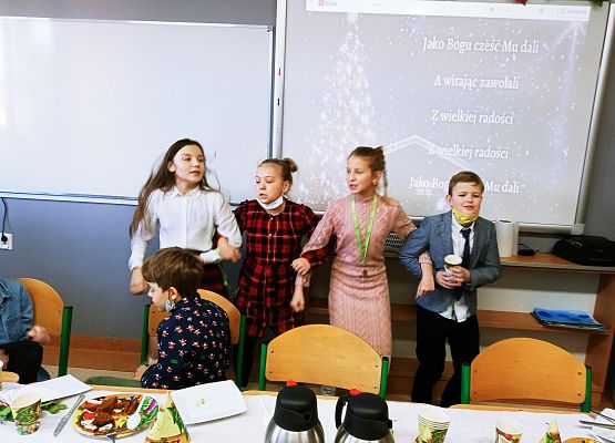 Wigilia w klasie 4 grafika