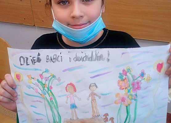 „Babcia Wróżka i Dziadek Król” …w klasie trzeciej grafika