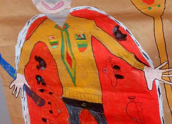 „Babcia Wróżka i Dziadek Król” …w klasie trzeciej grafika