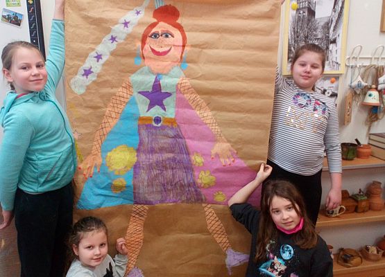 „Babcia Wróżka i Dziadek Król” …w klasie trzeciej grafika