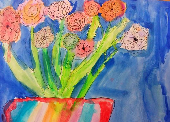 „Babcia Wróżka i Dziadek Król” …w klasie trzeciej grafika