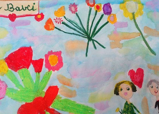 „Babcia Wróżka i Dziadek Król” …w klasie trzeciej grafika