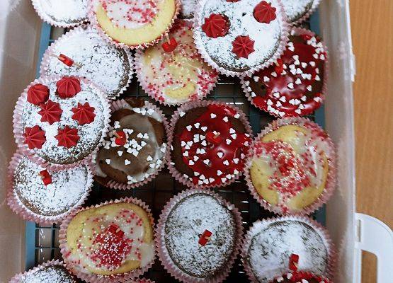 Walentynki w klasie 4 grafika