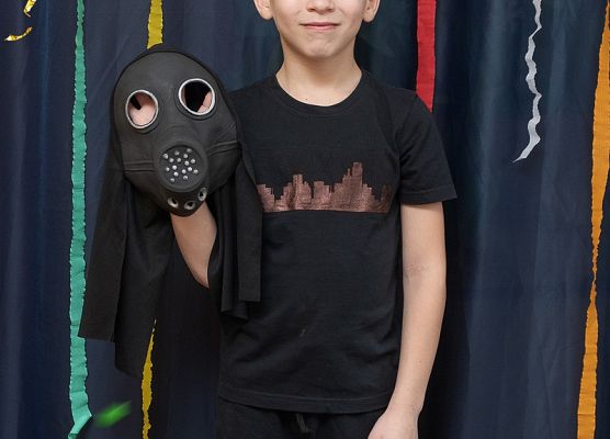 Karnawałowa sesja foto - kl.1a grafika