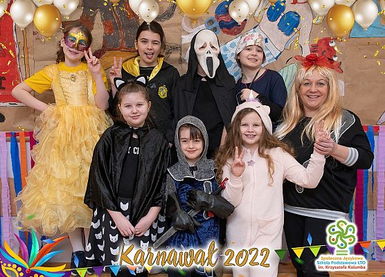 Karnawałowa sesja foto - kl. 3a grafika