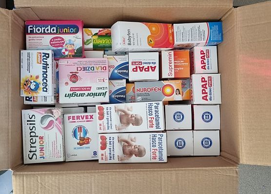 Podziękowanie za zaangażowanie w pomoc dla potrzebujących na Ukrainie grafika