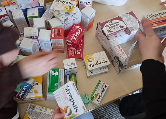 Podziękowanie za zaangażowanie w pomoc dla potrzebujących na Ukrainie grafika