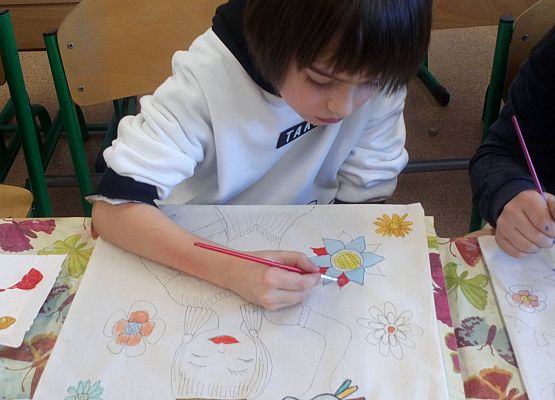 Dzień Kobiet w klasie trzeciej  grafika