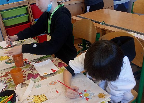 Dzień Kobiet w klasie trzeciej  grafika