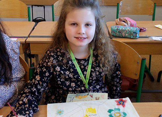 Dzień Kobiet w klasie trzeciej  grafika