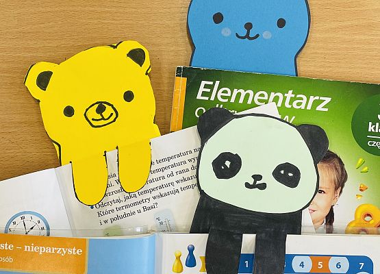 Złote rączki - zakładki do książek grafika