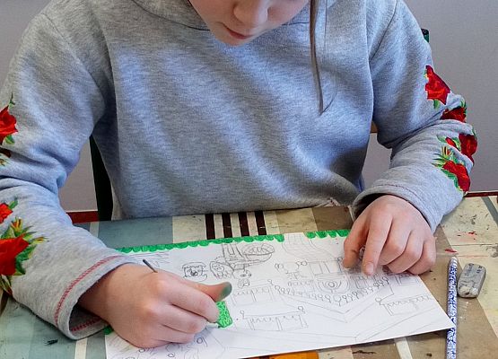 Malujemy kartki wielkanocne na kółku plastycznym grafika