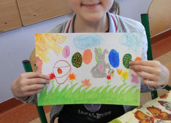 Malujemy kartki wielkanocne na kółku plastycznym grafika