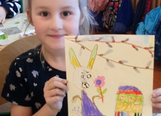 Malujemy kartki wielkanocne na kółku plastycznym grafika