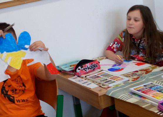 Gazetka "Solidarni z Ukrainą” grafika