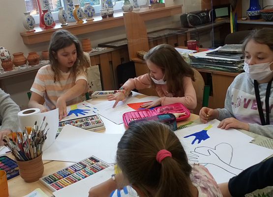 Gazetka "Solidarni z Ukrainą” grafika