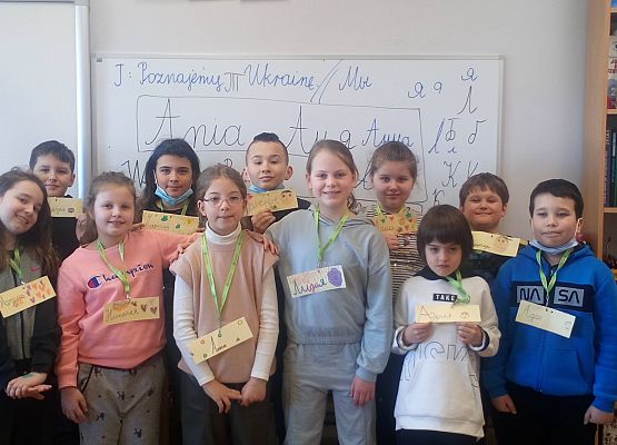 Gazetka "Solidarni z Ukrainą” grafika