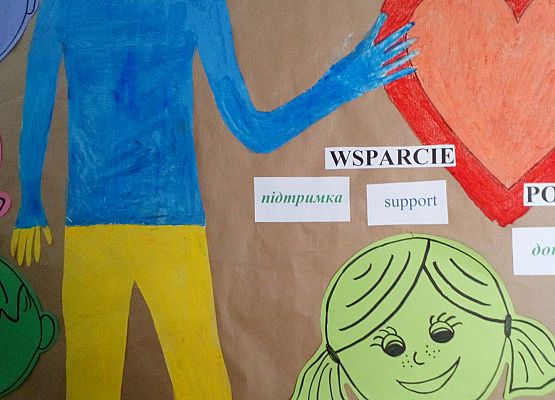 Gazetka "Solidarni z Ukrainą” grafika